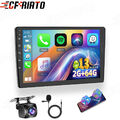 9'' 2+64GB Dopple 2 DIN Autoradio Android 13 Apple Carplay RDS NAVI FM BT Kamera