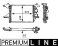 MAHLE Ladeluftkühler LLK Intercooler Kühler Ladeluft BEHR *** PREMIUM LINE ***
