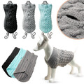 Haustier-Welpen-Hundekatze-Warmer Winterpullover-Weste-Strickmantel-Jack ↑