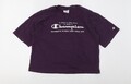 Champion Unisex Lila T-Shirt L, Freizeit Rundhals