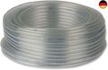 Teichpoint 25 m PVC Luftschlauch 4mm innen, 6mm aussen, glasklar transparent,