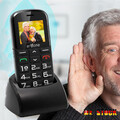 1,77" 5 SOS Seniorenhandy Farbdisplay Großtastenhandy Dual Sim Rentnerhandy DHL