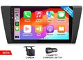CAM+ 9" IPS Android 14 Auto 3+32GB Autoradio Navi CarPlay DSP FM RDS für BMW E90