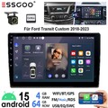 4+64G Carplay Android 15 Autoradio Für Ford Transit Custom 2018-2023 GPS WIFI BT
