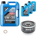 BOSCH Ölfilter 8L Liqui Moly Longtime High Tech 5W-30 für VW LT 28-46 II Kasten