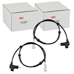 2x NTY ABS-SENSOR RADDREHZAL HINTEN passend für CITROËN BERLINGO PEUGEOT PARTNER