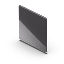Hart PVC Platte Wunschmaß Zuschnitt  2 mm bis 15 mm Stark Technischer KunststoffGrau, Weiß, Schwarz  | Individueller Wunschzuschnitt  ✅