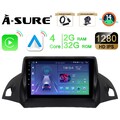 Für Ford C-Max Kuga II 2012-2018 Android 14 Autoradio Carplay GPS DAB+ SWC Kam