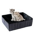 Faltbare Katzentoilette Tragbare Für Reisen Reise Katzenklo Faltbar Weich Was