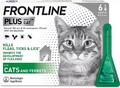 FRONTLINE Spot On Plus Flea & Tick Treatment For Cats And Ferrets - 6 Pipettes