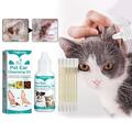 Ear Cleaner Drops For Pet Dog Puppy Cat Kitten Kill Fluid-30ml Mites Ear F3U8