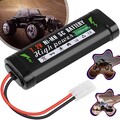 7,2V 5000mAh NI-MH Akku Battery Batterie mit Tamiya Stecker für RC Auto Boot
