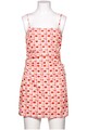 ZARA Kleid Damen Dress Damenkleid Gr. S Leinen Baumwolle Pink #enr1in8