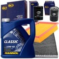 INSPEKTIONSPAKET FILTERSET + 10W40 ÖL passend für VW GOLF 3 III VENTO 1.8 2.0 