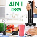 Multifunktional Stabmixer 4-in-1 Elektrische Handmixer Pürierstab Blender Set~