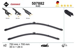 SWF Wischblatt Scheibenwischer CONNECT MADE IN GERMANY 507882 für FORD TRANSIT 4