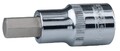 KS TOOLS 1/2" CHROMEplus Bit-Stecknuss Innensechskant, kurz, 11 mm