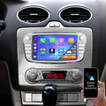 2+64G Autoradio Android 15 Carplay Für Ford Focus MK2 Mondeo C S Max WIFI GPS FM