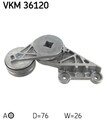 SKF Riemenspanner Keilrippenriemen VKM 36120 für VOLVO RENAULT C70 850 LAGUNA 1