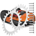 2x Spikes für Worx Landroid S/M Stahl Mähroboter Rasenroboter Zubehör Garten
