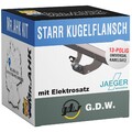 GDW Anhängerkupplung starr für Ford Transit Bus Kasten 00-13 13pol Elektrosatz
