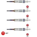 4x Glühkerze NGK 9826 für Audi für Seat für Skoda für VW