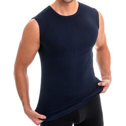 Herren Muskelshirt Tank Top Athletic Vest Shirt Baumwolle Unterhemd HERMKO 3040