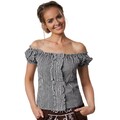 Dirndlbluse Spitze Trachten Dirndl Oktoberfest Bluse Spitzenbluse kurz weiß neu