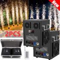 2x Cold Spark Machine Sparkular Funkenmaschine DMX DJ Bühneneffekt Schwarz