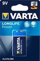 5x VARTA Longlife Power Alkaline 4922 9V 6LR61 1er-Bli