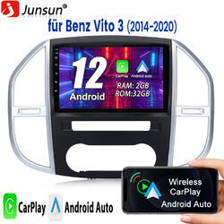 Für Benz Vito 3 14-2020 Carplay Android 12 Autoradio GPS Navi BT WIFI DAB+ 2+32G