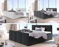 Boxspringbett mit Bettkästen STAR mit Fußteil, Bonell-Matratze + Topper, Bett H3