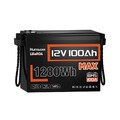 12V 100Ah 1280Wh LiFePO4 Lithium Batterie Solar Batterie Wohnmobil Akku BMS 100A