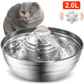 2L 3.1L Haustier Trinkbrunnen Katzen Hunde Automatisch Wasserspender mit Filter