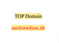 auctions4you.de - TOP Domain für Auktionsplattformen und Auktionshäuser