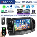 DAB+ 9" Für Opel Insignia A G09 2008-2013 Autoradio GPS Navi WIFI RDS Android 14