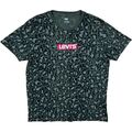 Levis T-Shirt Herren Leopard Druck grün groß rot Tab Logo