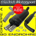 FRIEDRICH MOTORSPORT FM GRUPPE A STAHLANLAGE FÜR SEAT ALTEA FR Typ 5P