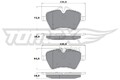 TOMEX Brakes Bremsbelagsatz, Scheibenbremse TX 16-04 für MINI