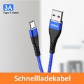 Ladekabel USB Typ C Datenkabel für Samsung Huawei Xiaomi Handy Schnellladekabel