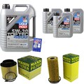 INSPEKTIONSKIT FILTER LIQUI MOLY ÖL 8L 5W-30 für Audi A5 Cabriolet 8F7 S5