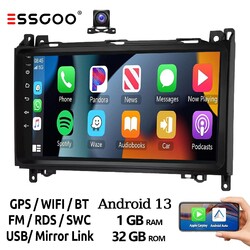 KAM 9" Autoradio Carplay Für Benz A/B Klasse W906 W169 Android13 32G GPS NAVI BT