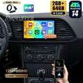 DAB+ 2+64G Android 14 Autoradio Wireless Carplay GPS Navi Für Seat LEON 5F1 5F5