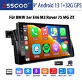 DAB+ Für BMW E46 3er 318 320 325 Autoradio Android13 GPS Navi 32G Carplay BT Kam