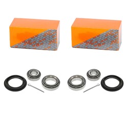 2X DR!VE+ RADLAGER-SATZ HINTEN VORNE PASSEND FÜR OPEL ASCONA CORSA KADETT MANTA