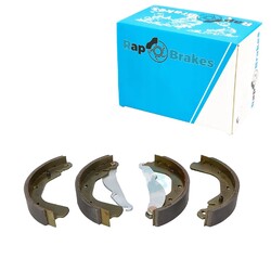 RAP BRAKES BREMSBACKEN SATZ 200mm passend für OPEL CORSA KADETT VAUXHALL