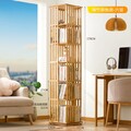 Drehbares Bücherregal 360-Anzeigen-Buch-Regal Turm Massivholz Bücherregal