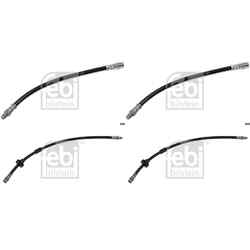 4x FEBI BREMSSCHLAUCH VORNE + HINTEN passend für MERCEDES C-KLASSE W202