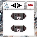 2x ORIGINAL® Trw Radbremszylinder Vorne, Hinten, Links, Rechts für Citroën C2