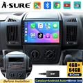 DAB+ 4G+ Lte Android 14 Autoradio Navi Carplay DSP Für Fiat Ducato Peugeot Boxer